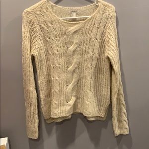 Cream sweater